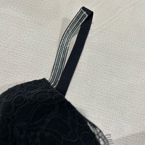 VS Victoria’s Secret Very Sexy Lightly Lined Studded Lace Demi Bra Size- 36C - Picture 3 of 6